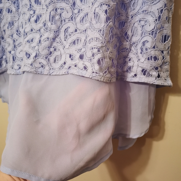 ALFRED SUNG sleeveless Tunic blouse Lace S - Picture 5 of 9